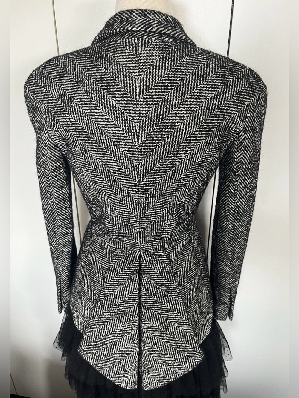 Alexander McQueen Grey Tailored Blazer Jacket Women's Size IT 38 US Small 2